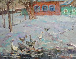Painting, By the evening, Oksana Ivanyuk