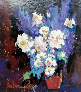 Gemälde, Morning flowers, Oksana Ivanyuk