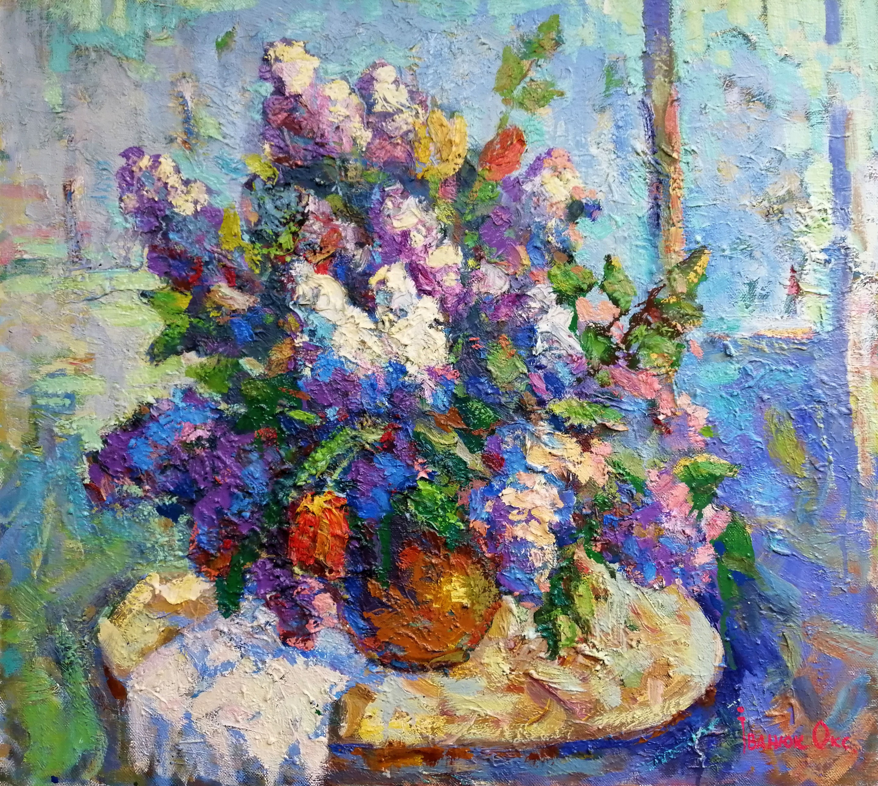 Oksana Ivanyuk, Lilac bouquet Oksana Ivanyuk, Lilac bouquet