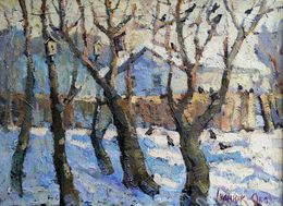 Gemälde, Last snow, Oksana Ivanyuk