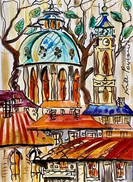Dessin, Golden Autumn Of Prague I, Kirill Postovit