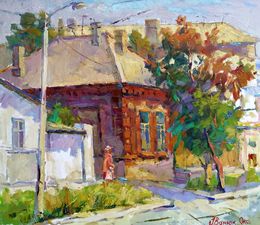 Gemälde, Streets of old Mariupo, Oksana Ivanyuk