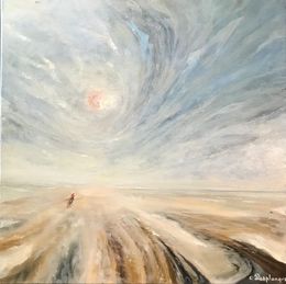 Painting, Inspiration lunaire, Christine Desplanque