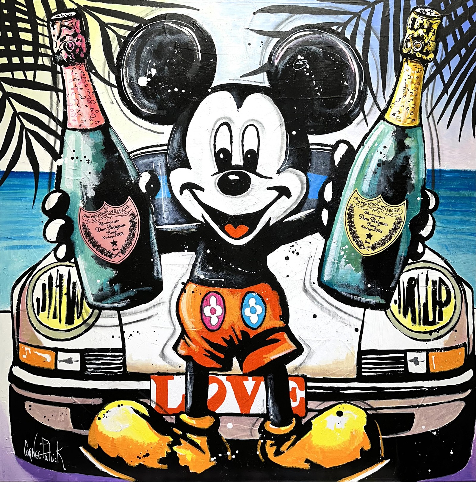 Patrick Cornée, Mickey, life is beautiful in a Porsche 911 Patrick Cornée, Mickey, life is beautiful in a Porsche 911