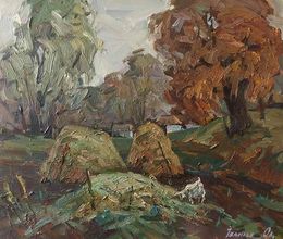 Painting, Autumn morning, Ivanyuk Oleksiy