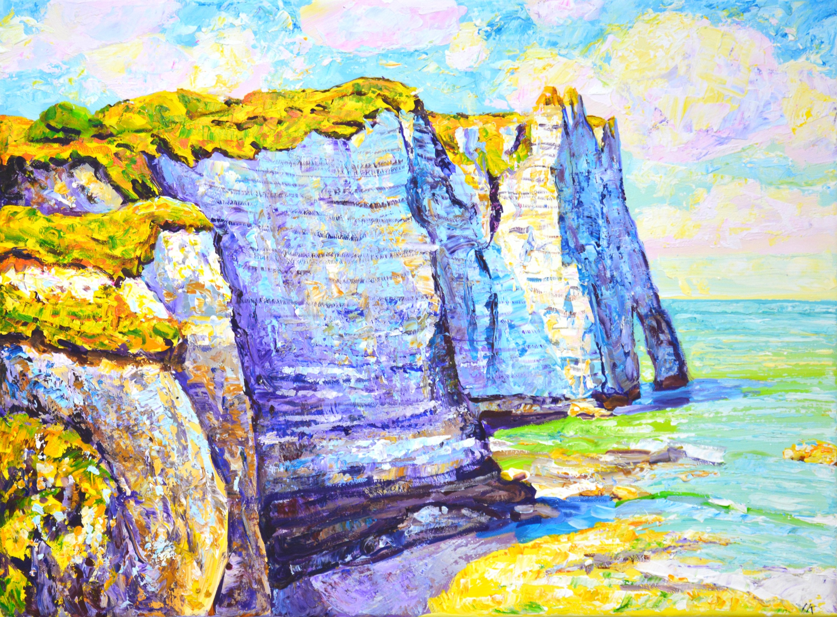Iryna Kastsova, Cliffs of Normandy Iryna Kastsova, Cliffs of Normandy