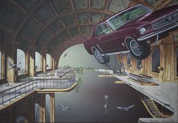Painting, Le temps suspendu, Thierry Van Quickenborne