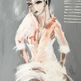 Gemälde, Autoportrait, Ghislaine Ferreira