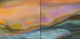 Painting, Burning sky, Vanessa Onuk