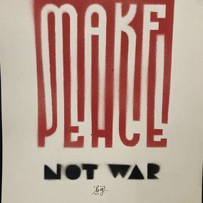 Gemälde, Make peace not war, Barbara Galinska