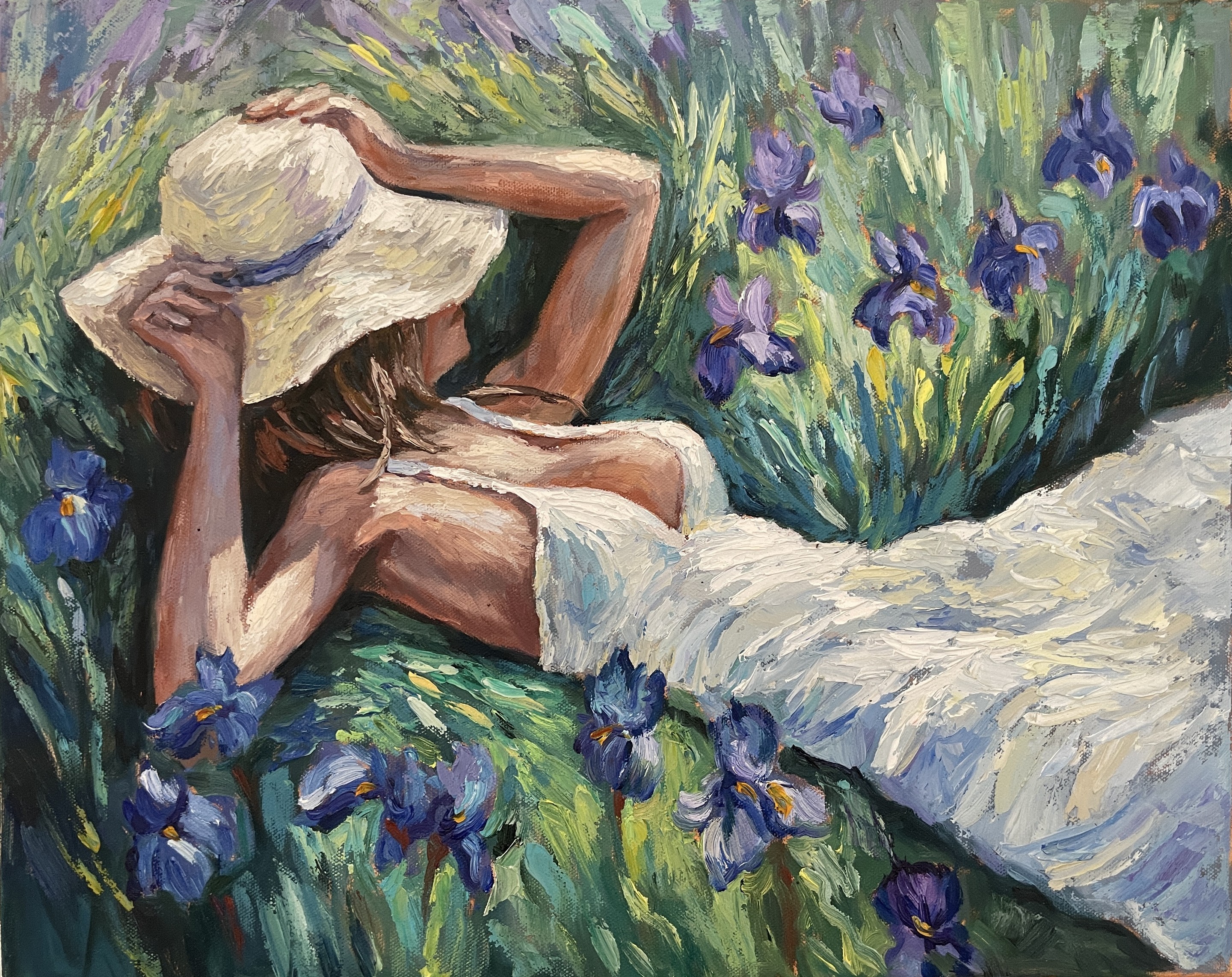 Anna Reznikova, Among the Irises Anna Reznikova, Among the Irises