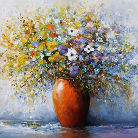 Gemälde, Bouquet champêtre, Eric Bruni