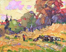 Gemälde, Warm autumn, Ivanyuk Oleksiy