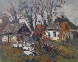Painting, Late fall, Oksana Ivanyuk