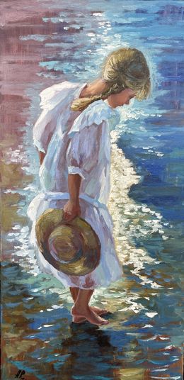 Peinture, Sea Sunset, Anna Reznikova