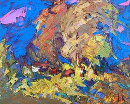 Painting, Near the forest, Ivanyuk Oleksiy