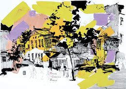 Zeichnungen, Sketch 13. Monte ?assino. Sopot, Tetiana Ocheredko