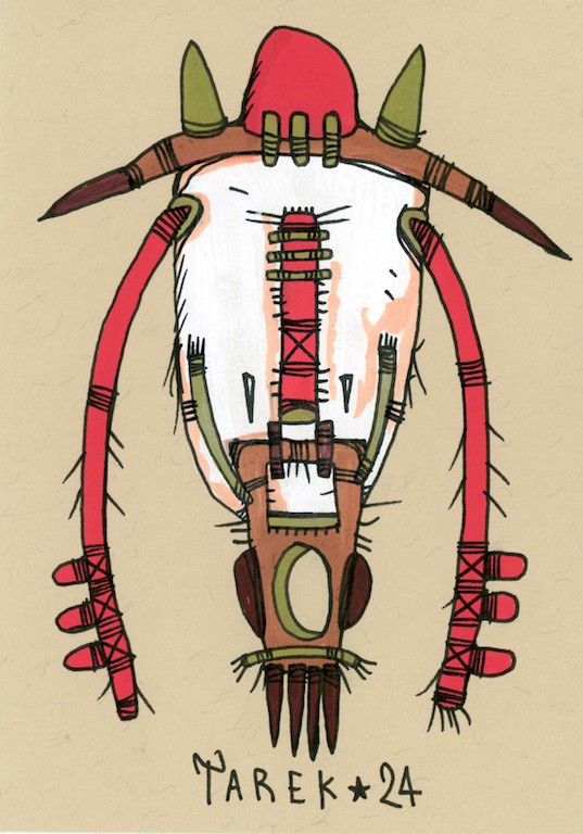 Tarek, Masque totemic #4 Tarek, Masque totemic #4