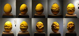 Sculpture, Before a Baby Comes out Of Its Mother’s Body (10 sculptures), Wenqin Chen
