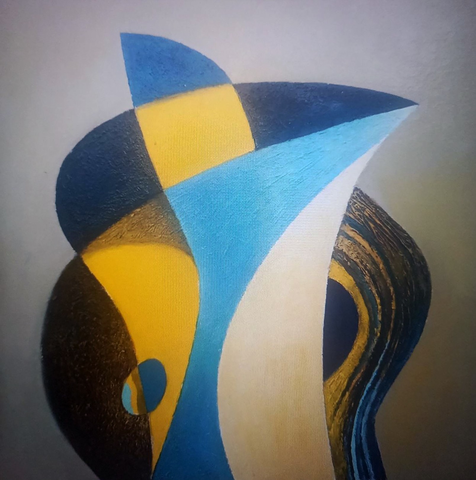 Strashevich Alexander, Yellow blue vase Strashevich Alexander, Yellow blue vase