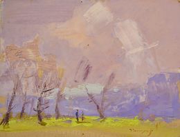 Gemälde, Air, Light, a Flight ..., Alexander Shandor