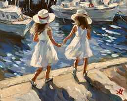 Painting, Golden Day, Anna Reznikova