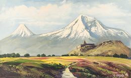 Gemälde, Biblical Mountain, Kamo Atoyan