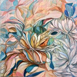 Gemälde, Méthamorphose floral, Irina Bellaye BlanXs