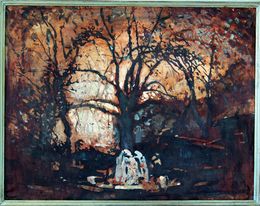 Gemälde, One day in the park, Ed Potapenkov