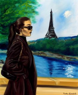 Painting, Parisian Afternoon, Ruslana Levandovska