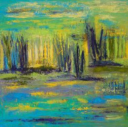 Gemälde, Blue Ridge 2, Cléa-Chantal Léandri