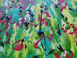 Gemälde, Danse avec les Fleurs, Cléa-Chantal Léandri