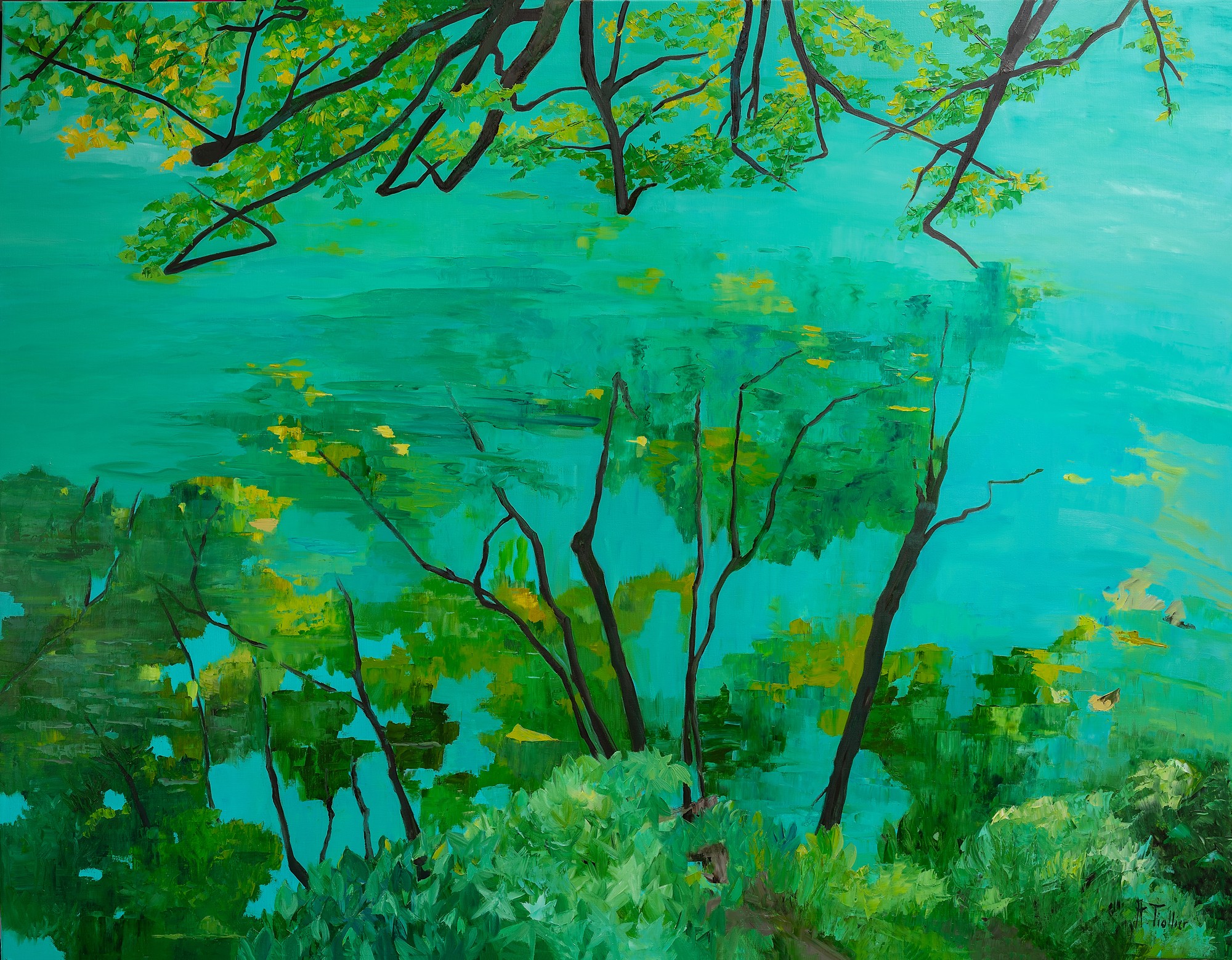 Agnès Tiollier, Green Rhapsody II Agnès Tiollier, Green Rhapsody II