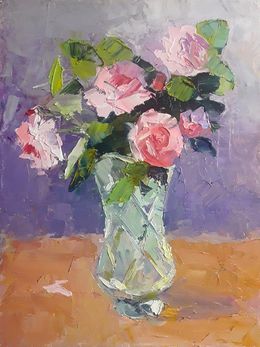 Gemälde, Tea roses, Boris Serdyuk