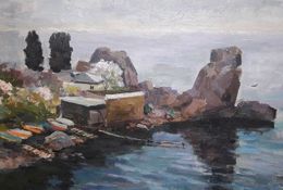 Gemälde, Gurzuf, Boris Serdyuk
