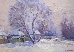 Gemälde, Hoarfrost, Boris Serdyuk