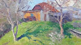 Painting, April day, Boris Serdyuk