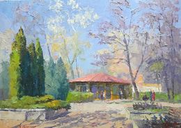 Painting, Spring in the park, Boris Serdyuk