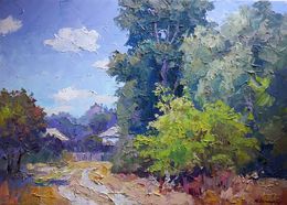 Painting, On the outskirts, Boris Serdyuk