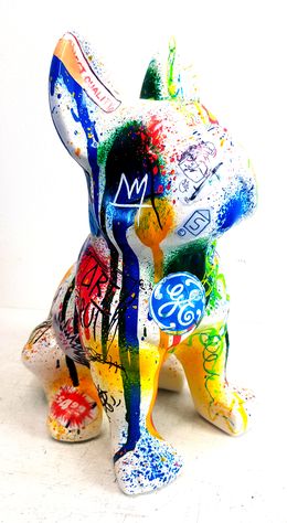 Sculpture, Basquiat Warhol Dog, Priscilla Vettese