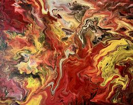Peinture, Fire, Monica Tangen