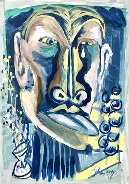 Gemälde, La rivière de larmes aborigène, Julien Cuny