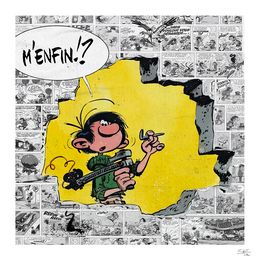 Print, Lagaffe dans le mur ! EA, Ske