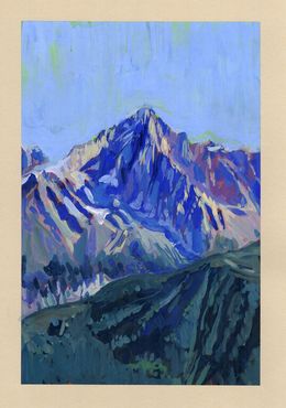 Gemälde, Etude de montagne, Hugo Caddous