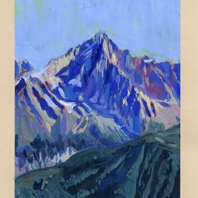 Gemälde, Etude de montagne, Hugo Caddous