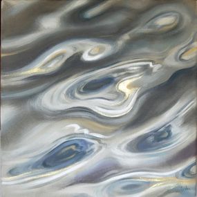 Gemälde, Fantasy (reflets sur l'eau), Sabine Eichler