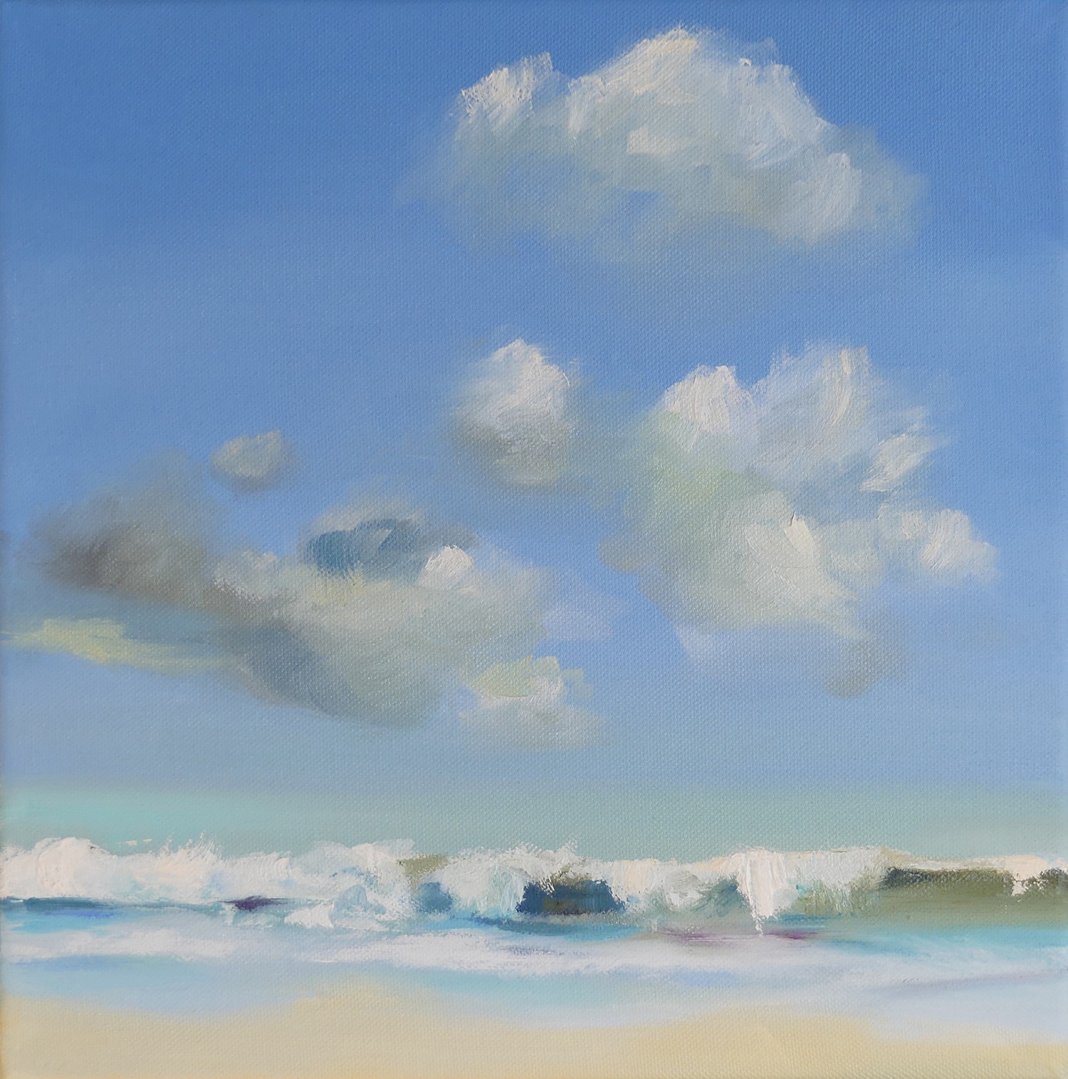 Sabine Eichler, Frühlingssymphonie I (paysage marin, ciel, mer, nuages, vagues) Sabine Eichler, Frühlingssymphonie I (paysage marin, ciel, mer, nuages, vagues)