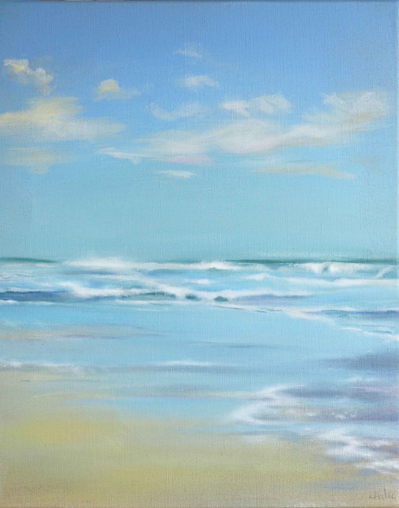 Sabine Eichler, Frühlingssymphonie II (paysage marin, ciel, mer, nuages, vagues) Sabine Eichler, Frühlingssymphonie II (paysage marin, ciel, mer, nuages, vagues)