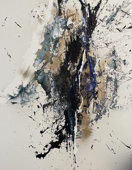 Gemälde, Abstract in blue (1), Tiny de Bruin