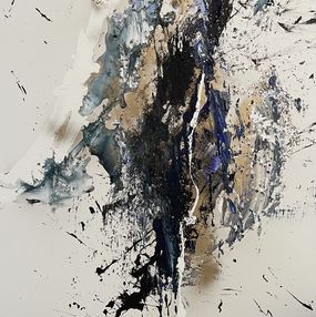 Gemälde, Abstract in blue (1), Tiny de Bruin